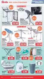 Gazetka promocyjna Famila - Prospekte - Gazetka - ważna od 16.03 do 16.03.2024 - strona 24 - produkty: Abfalleimer, asus, Behälter, Brei, bügel, Bügeleisen, bügeltisch, eimer, eis, elle, Garderobe, korb, kraft, lack, leifheit, leimer, leine, Pfau, reis, Ria, socken, steckdose, teller, Ti, tisch, Trockner, wäschekorb, wäscheschirm, wäschetrockner, waschmittel, Waschmittelbehälter