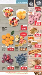 Gazetka promocyjna Famila - Prospekte - Gazetka - ważna od 16.03 do 16.03.2024 - strona 3 - produkty: auer, backwaren, beere, beeren, beutel, brot, curry, Donut, eis, heidelbeere, heidelbeeren, kuchen, Kürbis, obst, orange, orangen, pflaume, pflaumen, reis, Schal, Schale, stube, tafeläpfel, Ti, uhr, Yo, ZTE