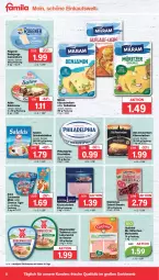 Gazetka promocyjna Famila - Prospekte - Gazetka - ważna od 16.03 do 16.03.2024 - strona 8 - produkty: Bad, Becher, bio, brezel, Brezeln, camembert, creme, dell, edelcreme, eis, frischkäse, gutfried, Käse, käsescheiben, kochschinken, leberwurst, leine, milch, milram, mortadella, Old Amsterdam, philadelphia, Reibekäse, reis, rel, Rügener, rügener badejunge, rügenwalder, salakis, salami, schinken, tee, teewurst, Ti, wurst, zott, zottarella, zottarella minis, ZTE