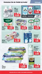 Gazetka promocyjna Famila - Prospekte - Gazetka - ważna od 16.03 do 16.03.2024 - strona 9 - produkty: activia, arla, arla skyr, Ayran, Becher, creme, danone, danone activia, decke, eier, eis, flasche, frische milch, joghur, joghurt, kartoffel, Kefir, kühlregal, maultaschen, milch, Müller, nestlé, regal, reis, salat, salatsauce, sauce, Skyr, smarties, Sylter, Tasche, taschen, Ti, tzatziki, weihenstephan, ZTE, Zum Dorfkrug