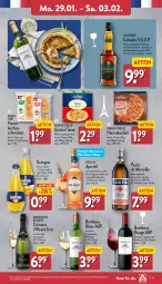 Gazetka promocyjna Aldi Nord - Von Montag - Gazetka - ważna od 03.02 do 03.02.2024 - strona 11 - produkty: aperitif, asti, brut, eis, elle, flammkuchen, flasche, getränk, gewürz, gin, Holz, ingwer, kuchen, lamm, LG, mac, mars, orangina, Quiche, reis, rotwein, rouge, sac, snack, snack time, Ti, tonic, wein, Weißwein, ZTE, zucker