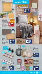 Gazetka promocyjna Aldi Nord - Von Montag - Gazetka - ważna od 03.02 do 03.02.2024 - strona 15 - produkty: aldi, bambus, Crofton, decke, dell, elle, gin, kissen, laterne, Mantel, Mode, Ria, tee, Teelicht, teelichthalter, Ti, Zement, ZTE