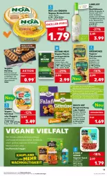 Gazetka promocyjna Kaufland - Prospekt - Gazetka - ważna od 17.01 do 17.01.2024 - strona 13 - produkty: angebot, angebote, auer, aufstrich, Bau, Becher, bier, bio, brot, brotaufstrich, brötchen, burger, burgunder, cevapcici, decke, dornfelder, eis, erbsen, exquisa, Falafel, fleisch, Germ, hot dog, ketchup, Köttbullar, nuggets, qualitätswein, reis, Rivaner, schnitzel, senf, soja, spätburgunder, Speck, Ti, Vegane Fleisch, veggie, wein, Weißwein, Yo