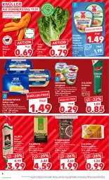 Gazetka promocyjna Kaufland - Prospekt - Gazetka - ważna od 17.01 do 17.01.2024 - strona 2 - produkty: almighur, almighurt, angebot, Becher, beutel, butter, dallmayr, ehrmann, ehrmann almighurt, eier, eis, frucht, fruchtjoghurt, gutsleberwurst, himbeer, honig, joghur, joghurt, kaffee, leberwurst, milch, möhren, müsli, nuss, olive, oliven, olivenöl, quetschbeutel, Romanasalat, rügenwalder, rügenwalder mühle, salami, salat, salz, Streichzart, tee, teewurst, Ti, tisch, tomate, tomaten, tomatenmark, waffeln, weihenstephan, wurst, ZTE