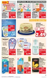 Gazetka promocyjna Kaufland - Prospekt - Gazetka - ważna od 17.01 do 17.01.2024 - strona 21 - produkty: angebot, angebote, baguette, Becher, beere, braten, brot, brustfilet, butter, eis, eisbergsalat, elle, erdbeere, exquisa, filet, fitline, fleisch, frischkäse, frischkäsezubereitung, Geflügel, gewürz, hackfleisch, hähnchenschenkel, henkel, joghur, joghurt, Käse, Kraut, küche, Küchen, lachs, meersalz, milch, natur, nerf, pfeffer, pfirsich, purland, pute, Putenhackfleisch, quark, Quarki, Quarkriegel, Quiche, riegel, sahne, Sahnejoghurt, salat, salate, salatsauce, salz, sauce, schenkel, Skyr, snack, snacks, steak, steaks, Sylter, Ti, vanille, Wild, wildlachs, zitrone, Zum Dorfkrug, zwiebel, zwiebeln