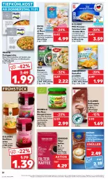 Gazetka promocyjna Kaufland - Prospekt - Gazetka - ważna od 17.01 do 17.01.2024 - strona 22 - produkty: agrarfrost, angebot, beutel, bio, blattspinat, bourbon, bourbonvanille, braten, butter, Cap, cappuccino, cin, Crazy Frites, creme, eduscho, escal, fertiggericht, fertiggerichte, filterkaffee, frosta, früchte, frutti di mare, geschnetzeltes, iglo, kaffee, kaffeepads, kartoffel, Kette, konfitüre, konfitüre extra, Kroketten, krüger, meeresfrüchte, nudel, nudeln, nuss, Rahmgemüse, schnitzel, schwein, spinat, Ti, tiefkühlkost, Tiere, vanille, wein, Zelt, ZTE