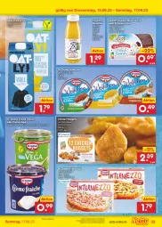 Gazetka promocyjna Netto Marken-Discount - Filial-Angebote - Gazetka - ważna od 17.06 do 17.06.2023 - strona 33 - produkty: angebot, auer, bestpreis, chicken nuggets, creme, crème fraîche, curry, dip, Dr. Oetker, drink, eis, hafer, Haferdrink, Innocent, intermezzo, leckermäulchen, milch, nuggets, quark, reis, smoothie, Ti, zitrone, zitronen, ZTE