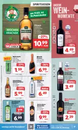 Gazetka promocyjna Combi - Prospekte - Gazetka - ważna od 16.03 do 16.03.2024 - strona 17 - produkty: amaro, arla, averna, bismarck, burgunder, doppelkorn, dornfelder, ecco, eis, ente, flasche, gallo, irish whiskey, kilbeggan, korn, kracher, kräuter, kräuterlikör, likör, mac, Meister, mionetto, prosecco, reis, smartphone, spätburgunder, spirituosen, Ti, vodka, wein, weine, whiskey, ZTE