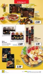 Gazetka promocyjna Lidl - Aktionsprospekt - Gazetka - ważna od 08.04 do 08.04.2023 - strona 18 - produkty: alkohol, butter, butterkeks, cantuccini, cin, creme, dessert, desserts, eis, keks, ndk, riegel, Schal, Schale, Spezi, Ti, tuc