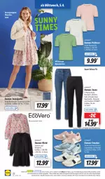 Gazetka promocyjna Lidl - Aktionsprospekt - Gazetka - ważna od 08.04 do 08.04.2023 - strona 26 - produkty: angebot, Bau, baumwolle, damen-sneaker, dell, eis, elle, esmara, Jacke, jeans, Jeansjacke, kleid, Mode, ndk, Pullover, reine baumwolle, reis, Schal, Schale, sneaker, Ti, wolle, ZTE