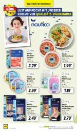 Gazetka promocyjna Lidl - Aktionsprospekt - Gazetka - ważna od 08.04 do 08.04.2023 - strona 40 - produkty: auer, elle, filet, filets, fisch, forelle, garnelen, hering, Herings, matjes, ndk, rel, ring, Schal, Schale, Tapas, Ti