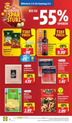 Gazetka promocyjna Lidl - Aktionsprospekt - Gazetka - ważna od 08.04 do 08.04.2023 - strona 42 - produkty: aktionspreis, alesto, amaro, angebot, Bona, bratwurst, chips, chipsfrisch, coupon, dulano, eis, elle, funny-frisch, gouda, gouda jung, grill, Meister, Milbona, natur, ndk, nuss, Paranusskerne, rama, ramazzott, ramazzotti, reis, rosato, rostbratwurst, Schal, Schale, schinken, teller, Ti, wurst, zott, ZTE