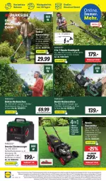 Gazetka promocyjna Lidl - Aktionsprospekt - Gazetka - ważna od 08.04 do 08.04.2023 - strona 54 - produkty: auer, Brei, eis, Elektro, elle, erde, heckenschere, kraft, messer, ndk, Parkside, rasen, rasenmäher, rasentrimmer, reis, sac, Schere, Stromerzeuger, Ti