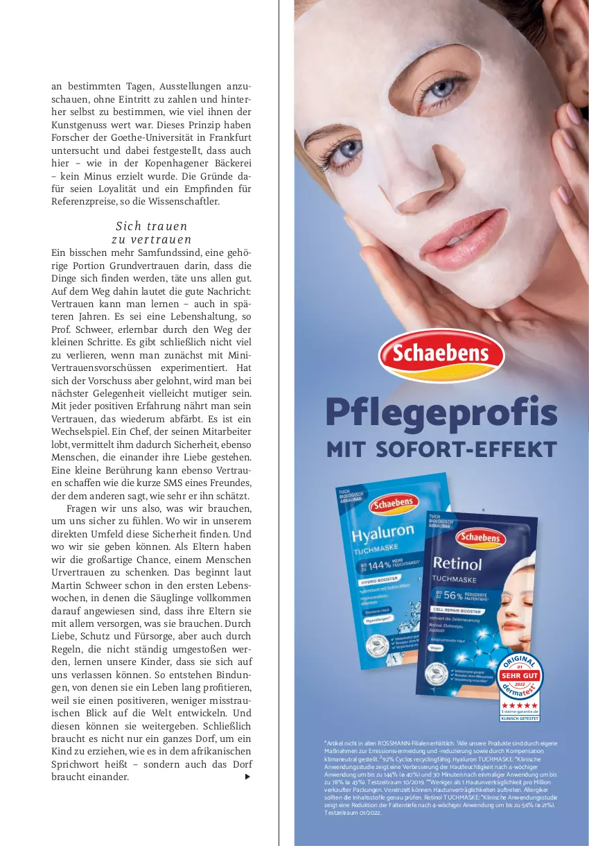 Aktueller Prospekt Rossmann - Prospekte - von 29.07 bis 01.09.2024 - strona 19 - produkty: Clin, eis, elle, erde, gin, hyaluron, Kinder, leine, lion, Maske, nuss, Rauch, reis, rum, Ti, Tiere, tuc, tuchmaske, WICK, Zelt