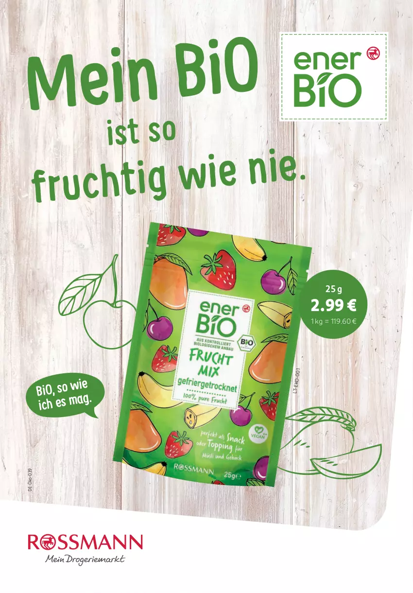 Aktueller Prospekt Rossmann - Prospekte - von 29.07 bis 01.09.2024 - strona 73 - produkty: bio, frucht, Ti