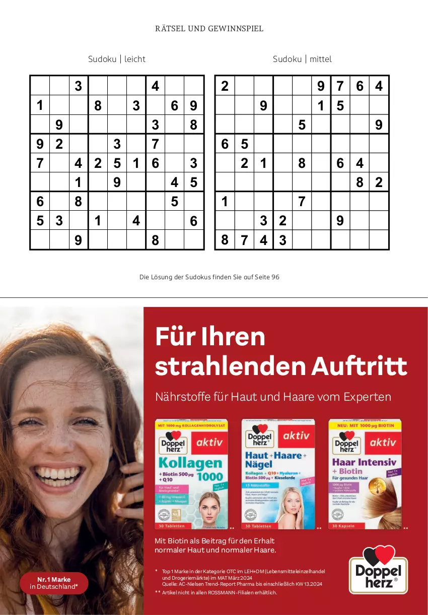 Aktueller Prospekt Rossmann - Prospekte - von 29.07 bis 01.09.2024 - strona 82 - produkty: bio, elle, gewinnspiel, lebensmittel, Ti