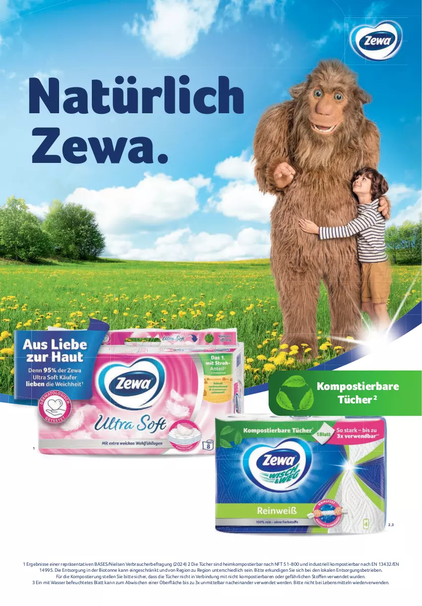 Aktueller Prospekt Rossmann - Prospekte - von 29.07 bis 01.09.2024 - strona 97 - produkty: bio, elle, erde, lebensmittel, Rauch, rwe, Stier, Ti, tücher, wasser, zewa