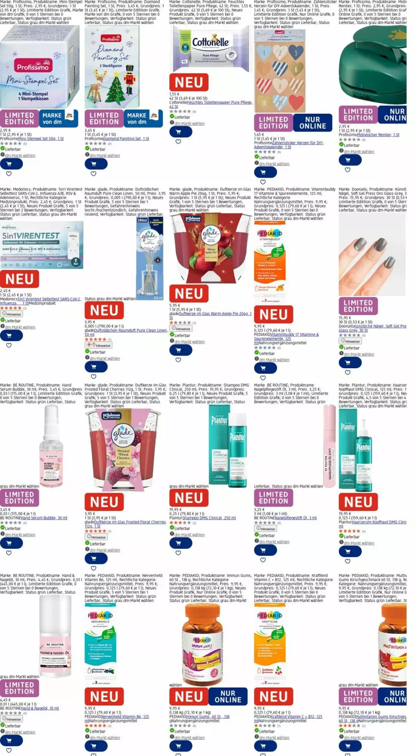 Aktueller Prospekt Dm Drogerie - Prospekte - von 29.09 bis 08.10.2025 - strona 24 - produkty: Adventskalender, Apple, Clin, cottonelle, Duftkerze, eis, elle, ente, feuchtes toilettenpapier, Glade, kerze, kirsch, kraft, LG, mac, medizinprodukt, papier, Profissimo, Raumduft, reis, rum, rwe, Serum, shampoo, sim, Ti, toilettenpapier, uhu, vita, Vitamin B, Vitamine