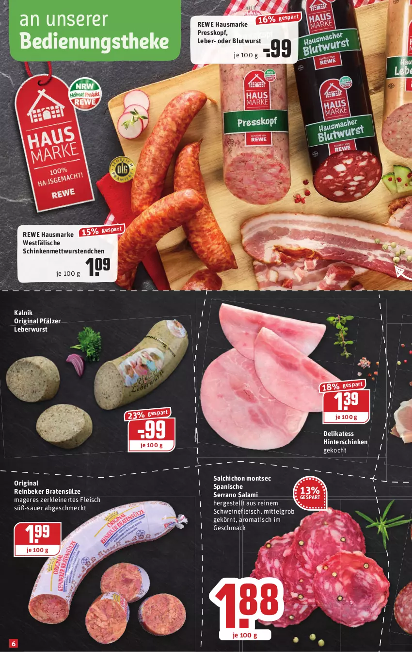 Aktueller Prospekt Rewe - Prospekte - von 20.05 bis 26.05.2021 - strona 6