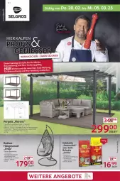 Gazetka promocyjna Selgros - Non Food - Gazetka - ważna od 05.03 do 05.03.2025 - strona 1 - produkty: angebot, angebote, braun, briketts, buch, eis, grill, hängesessel, Holz, holzkohle, LG, natur, rel, sessel, Ti, wasser