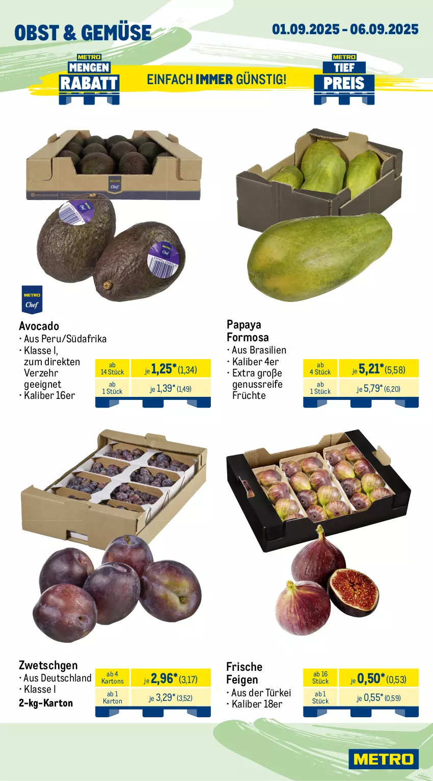 Aktueller Prospekt Metro - Wochen-Angebote - von 01.09 bis 06.09.2025 - strona 7 - produkty: angebot, avocado, beutel, eis, Feigen, filet, fisch, früchte, garnelen, lachs, meeresfrüchte, Metro, Muscheln, nuss, obst, Papaya, Räucherlachs, reis, Schal, Schale, Ti, tiefpreis, Zander