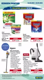 Gazetka promocyjna Metro - Wochen-Angebote - Gazetka - ważna od 06.09 do 06.09.2025 - strona 17 - produkty: akku, angebot, aperol, ariel, auto, beutel, Blüte, bodensauger, brut, cuvée, doppio passo, Dyson, eis, Elan, elle, ente, flasche, frucht, früchte, früchten, geschirr, geschirrspülmittel, getränk, getränke, grapefruit, Holz, Intel, kraft, mac, Metro, mm extra, möbel, Mode, Palette, passo, perla, Pods, primitivo, puma, reis, sekt, somat, sonderposten, spülmittel, spumante, staubbeutel, staubsauger, teller, Ti, Tiere, tisch, valdo, vollwaschmittel, waschmittel