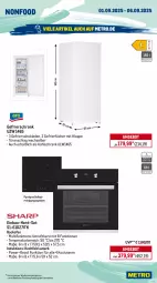 Gazetka promocyjna Metro - Wochen-Angebote - Gazetka - ważna od 06.09 do 06.09.2025 - strona 19 - produkty: angebot, backofen, Bau, decke, eis, elle, garraum, gefrierschrank, geschirr, geschirrspüler, kochfeld, kühlschrank, Metro, Ofen, Reinigung, reis, rum, Schrank, schubladen, Spektrum, teller, Ti, Trockner, türanschlag wechselbar, wärmepumpentrockner, wasser