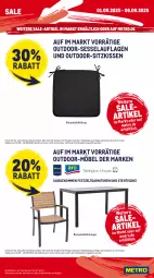 Gazetka promocyjna Metro - Wochen-Angebote - Gazetka - ważna od 06.09 do 06.09.2025 - strona 23 - produkty: angebot, auto, beispielabbildung, besteck, decke, Deckel, edelstahl, eis, elle, erde, garnitur, herdarten, kissen, lack, LG, Löffel, Metro, möbel, nero, pfanne, reis, ring, Schütze, sessel, sitzkissen, spülmaschinen, teller, Ti, tisch, Zelt