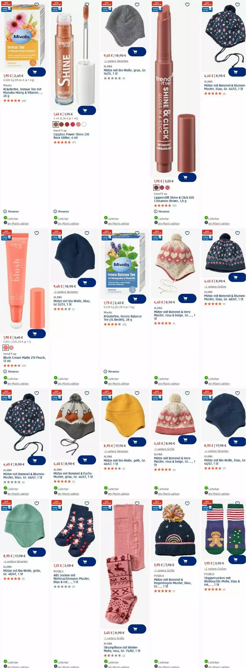 Aktueller Prospekt Dm Drogerie - Prospekte - von 23.06 bis 02.07.2025 - strona 23 - produkty: beutel, bio, blume, blumen, cin, eis, honig, hose, kräuter, Lipgloss, Lippenstift, Mütze, nuk, Ria, rum, socken, Strumpfhose, tee, Ti, topper, uhu, usb, vita, wolle