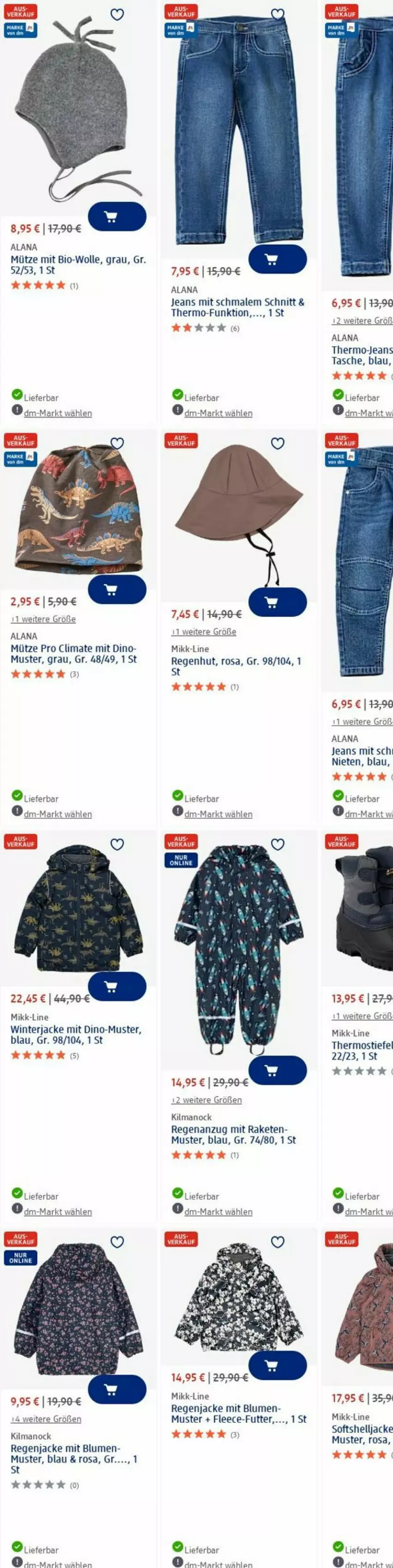 Aktueller Prospekt Dm Drogerie - Prospekte - von 23.06 bis 02.07.2025 - strona 24 - produkty: Anzug, bio, blume, blumen, Jacke, jeans, Mütze, Raketen, Tasche, Ti, wolle