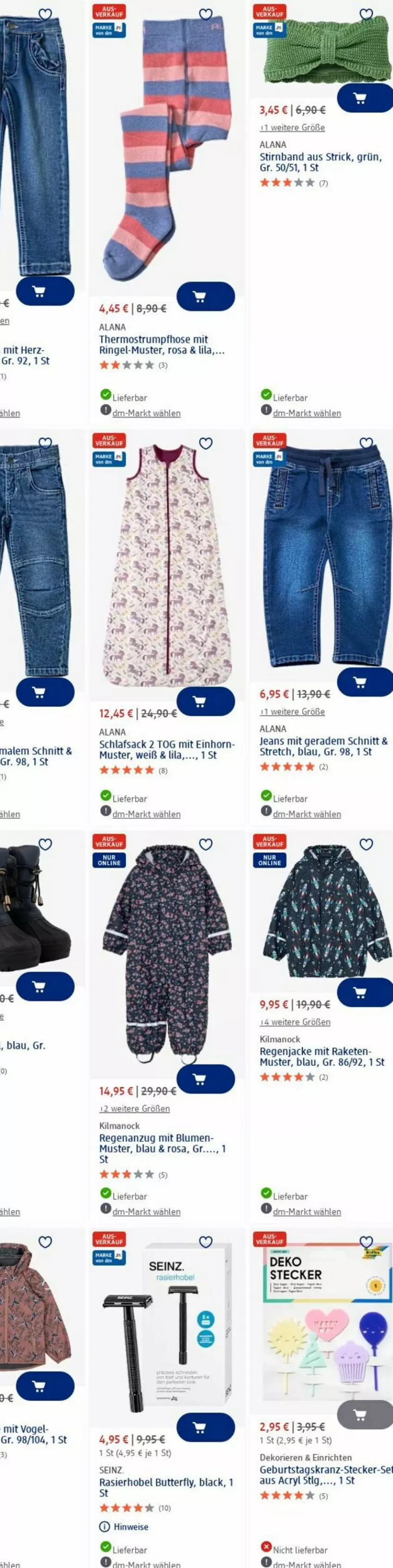 Aktueller Prospekt Dm Drogerie - Prospekte - von 23.06 bis 02.07.2025 - strona 25 - produkty: Anzug, arla, blume, blumen, butter, eis, hose, Jacke, jeans, Kranz, lack, LG, Raketen, ring, rum, sac, schlafsack, Strumpfhose, Thermostrumpfhose, Ti