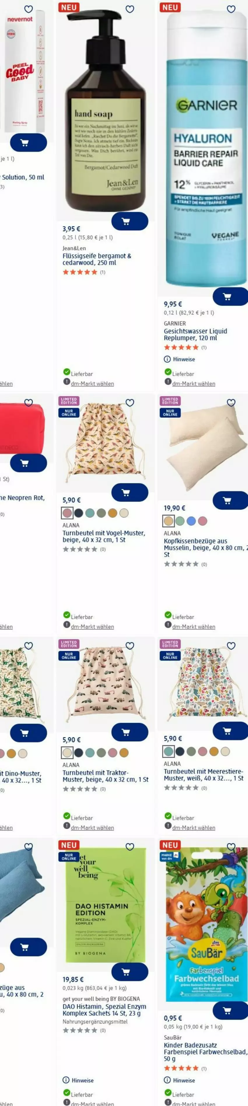 Aktueller Prospekt Dm Drogerie - Prospekte - von 23.06 bis 02.07.2025 - strona 7 - produkty: Bad, beutel, bio, eis, Farbwechselbad, flüssigseife, garnier, Gesichtswasser, Kinder, kissen, kopfkissen, sac, Seife, Spezi, Stier, Ti, Tiere, uhu, wasser, Yo