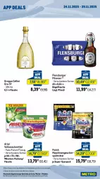 Gazetka promocyjna Metro - App-Deals - Gazetka - ważna od 29.11 do 29.11.2025 - strona 2 - produkty: ariel, bügel, bügelflasche, burger, coupon, Finish, flasche, flensburger, geschirr, geschirrspülmittel, getränk, getränke, grappa, Palette, pils, pilsener, Pods, spülmittel, Ti, vollwaschmittel, waschmittel