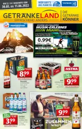 Gazetka promocyjna Getraenkeland - Gazetka - ważna od 11.06 do 11.06.2022 - strona 1 - produkty: Alwa, angebot, angebote, Astra, elle, getränk, getränke, hasseröder, köstritzer, mineralwasser, monster, Monster Energy, pils, tee, Ti, wasser