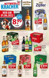 Gazetka promocyjna Getraenkeland - Gazetka - ważna od 11.06 do 11.06.2022 - strona 2 - produkty: alkohol, Berger, bier, budweiser, Cap, captain morgan, eis, flasche, gin, heineken, original spiced gold, pils, Sternburg, Zipfer