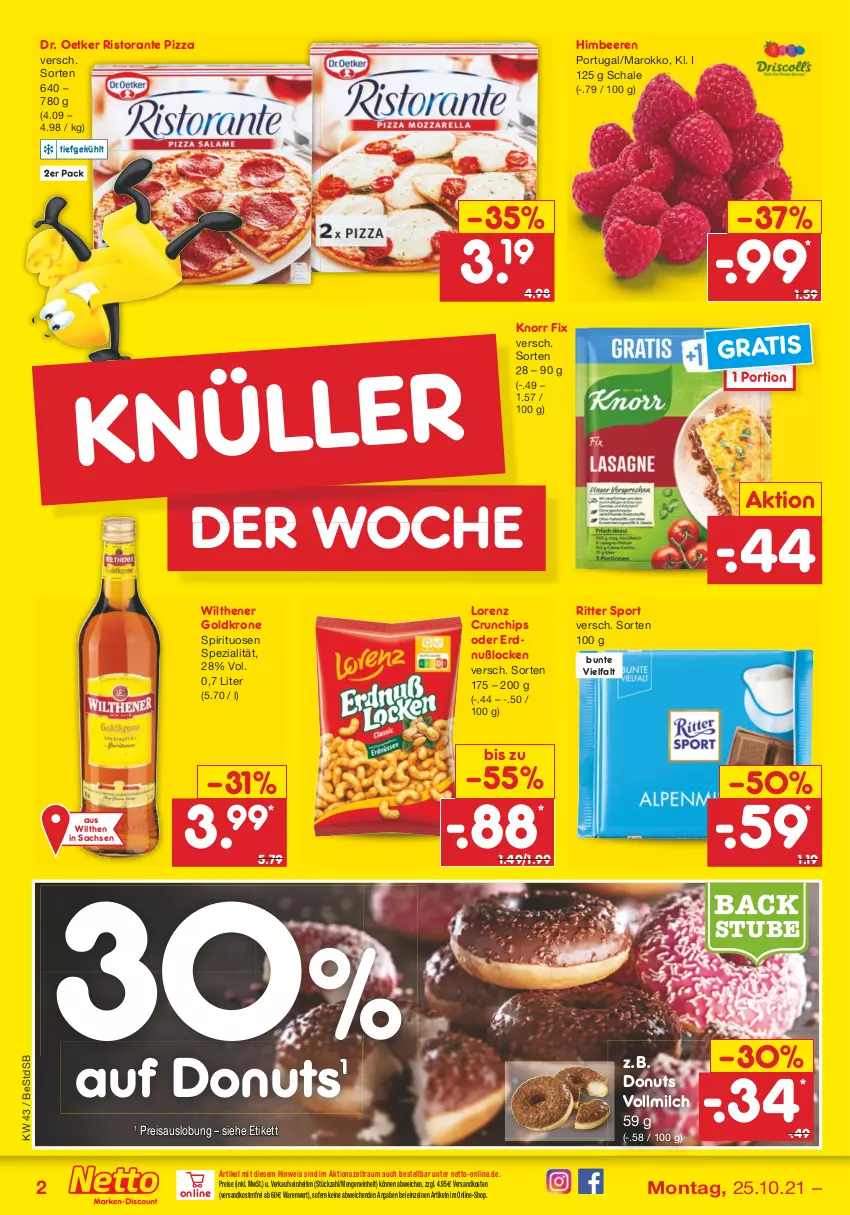 Aktueller Prospekt Netto Marken-Discount - Filial Angebote - von 25.10 bis 30.10.2021 - strona 2