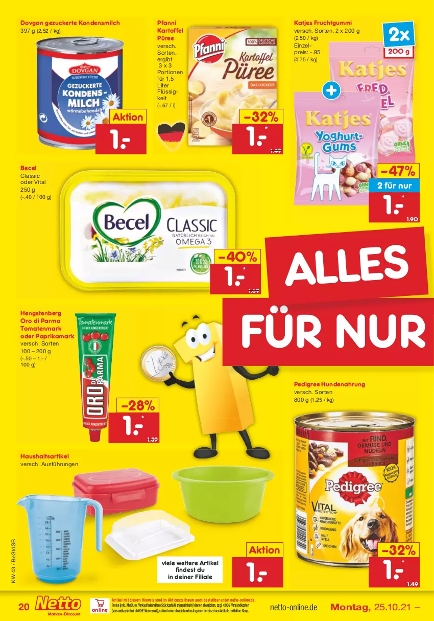 Aktueller Prospekt Netto Marken-Discount - Filial Angebote - von 25.10 bis 30.10.2021 - strona 20