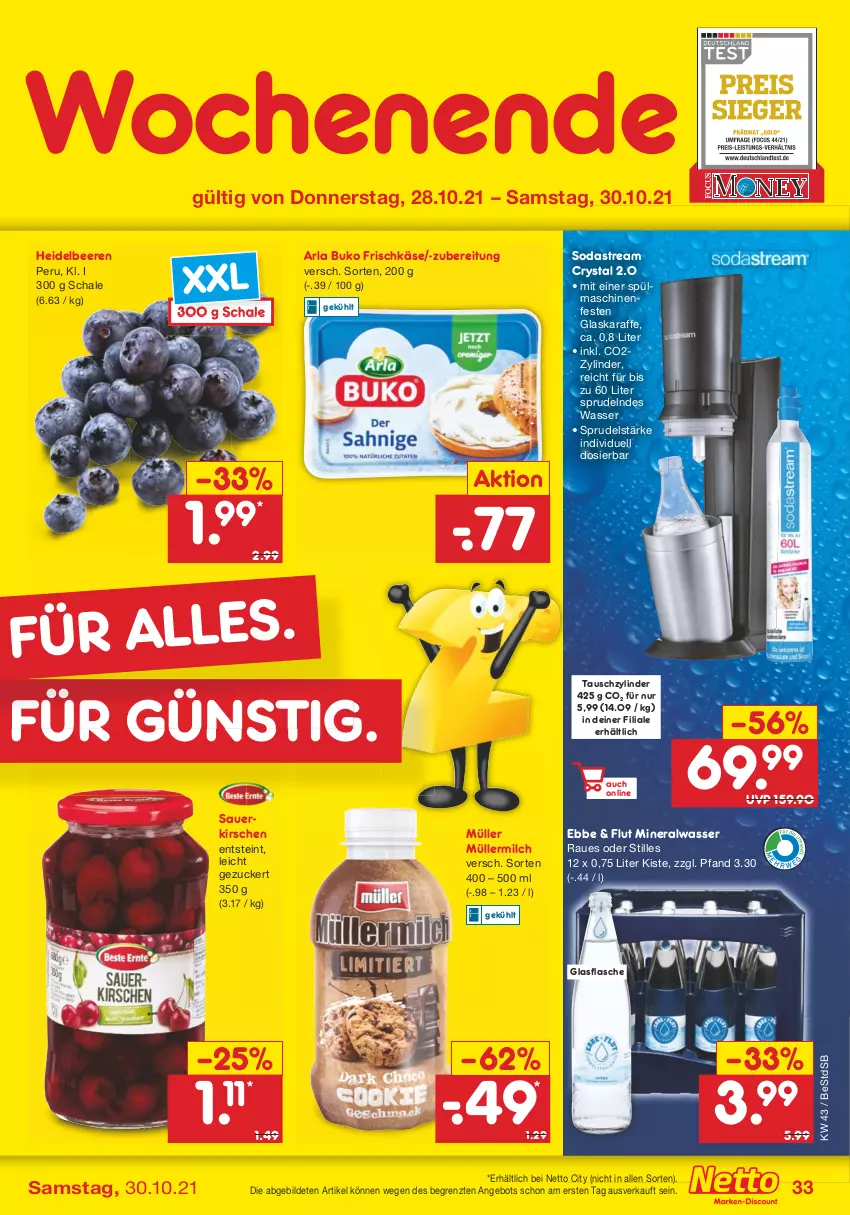 Aktueller Prospekt Netto Marken-Discount - Filial Angebote - von 25.10 bis 30.10.2021 - strona 33