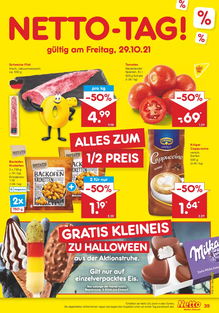 Aktueller Prospekt Netto Marken-Discount - Filial Angebote - von 25.10 bis 30.10.2021 - strona 39