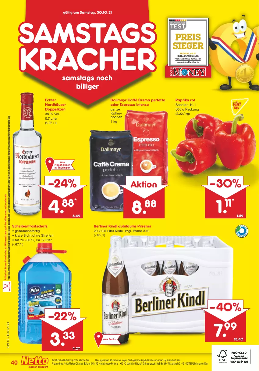 Aktueller Prospekt Netto Marken-Discount - Filial Angebote - von 25.10 bis 30.10.2021 - strona 40