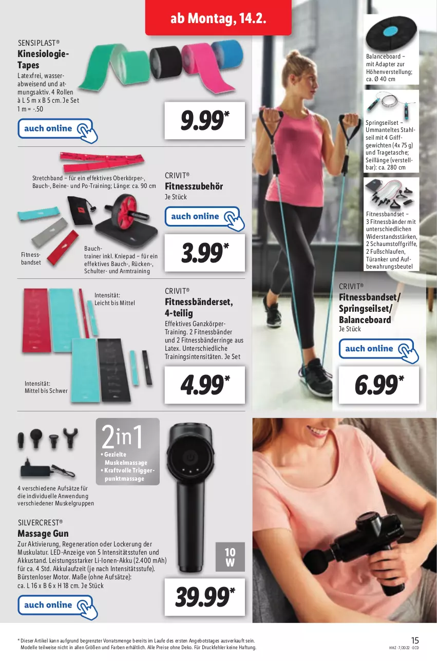 Aktueller Prospekt Lidl - Aktionsprospekt - von 14.02 bis 19.02.2022 - strona 15 - produkty: adapter, akku, angebot, Bau, beutel, bürste, bürsten, crivit, dell, eis, elle, kraft, Laufen, LG, Mantel, Mode, reis, ring, silvercrest, Tasche, Ti, tragetasche, wasser, ZTE