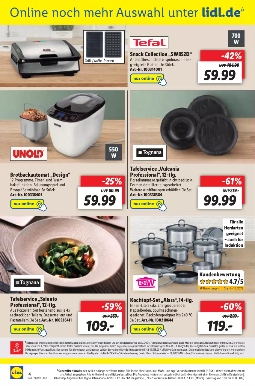 Aktueller Prospekt Lidl - Aktionsprospekt - von 14.02 bis 19.02.2022 - strona 50 - produkty: angebot, angebote, auto, backofen, brot, Brotbackautomat, dessert, Dessertteller, eis, elle, erde, grill, herdarten, Kochtopf, latte, LG, ndk, Ofen, pasta, reis, rel, Schal, Schale, snack, spülmaschinen, telefon, teller, Ti, timer, topf, topf-set, uhr