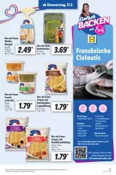 Gazetka promocyjna Lidl - Aktionsprospekt - Gazetka - ważna od 19.02 do 19.02.2022 - strona 37 - produkty: angebot, aufstrich, brie, butter, butterkeks, creme, eier, eis, frucht, honig, keks, kekse, kirsch, kirsche, kirschen, konfitüre, konfitüren, mac, mandel, mehl, milch, reis, rezept, rezepte, salz, schoko, schokolade, schokoladen, Ti, vanille, zitrone, ZTE, zucker