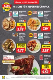 Gazetka promocyjna Lidl - Aktionsprospekt - Gazetka - ważna od 19.02 do 19.02.2022 - strona 4 - produkty: brustfilet, discount, eis, filet, fisch, fische, Fischer, fleisch, gewürz, hackfleisch, hähnchenbrust, hähnchenbrustfilet, kotelett, lachs, lachsfilet, lebensmittel, mac, monitor, nackenkoteletts, Ofen, pril, reis, rind, rinder, Rinderroulade, rinderrouladen, rouladen, schwein, schweine, Schweinehackfleisch, schweinenacken, Ti, wein, weine, wurst