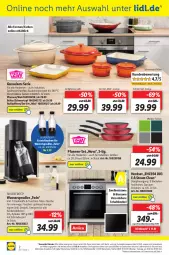 Gazetka promocyjna Lidl - Aktionsprospekt - Gazetka - ważna od 19.02 do 19.02.2022 - strona 48 - produkty: angebot, angebote, backofen, decke, Deckel, eis, elle, flasche, garraum, glaskaraffe, grill, Grillpfanne, herdarten, herdset, Karaffe, LG, ndk, Ofen, orange, pfanne, pfannen, pfannen-set, Reinigung, reis, rel, rum, rwe, Schal, Schale, silvercrest, Spektrum, spülmaschinen, telefon, Ti, topf, uhr, wasser, wassersprudler, wok