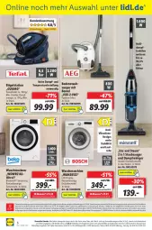 Gazetka promocyjna Lidl - Aktionsprospekt - Gazetka - ważna od 19.02 do 19.02.2022 - strona 52 - produkty: angebot, angebote, beutel, bodenstaubsauger, bügel, Bügelstation, dampfreiniger, eis, elle, erde, ndk, reiniger, reis, rel, Ria, Schal, Schale, staubsauger, telefon, Ti, Trockner, uhr, waschmaschine, waschtrockner