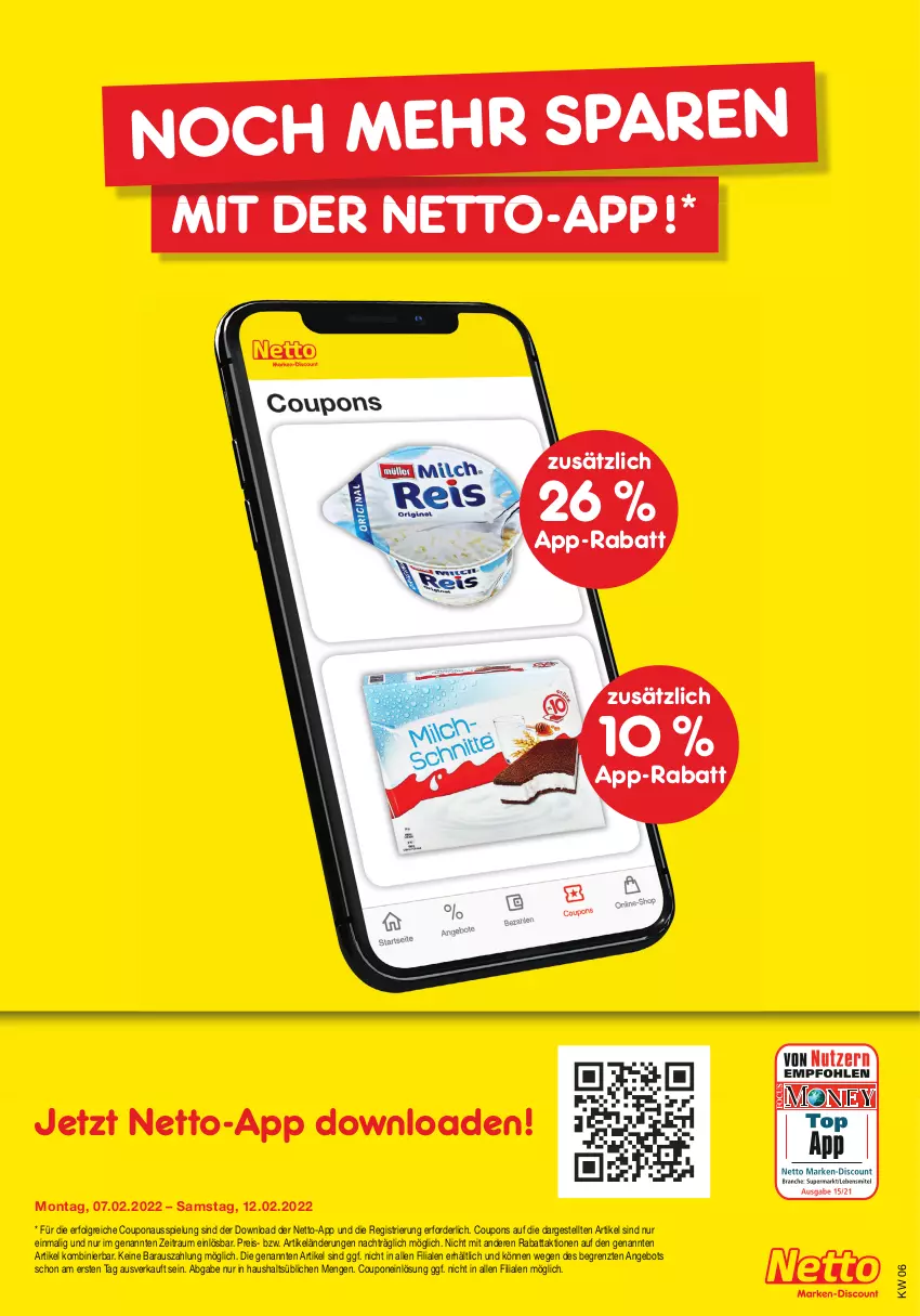 Aktueller Prospekt Netto Marken-Discount - Filial-Angebote - von 07.02 bis 12.02.2022 - strona 45 - produkty: angebot, coupon, coupons, eis, LG, reis, Ti, ZTE