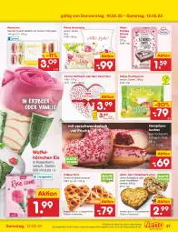 Gazetka promocyjna Netto Marken-Discount - Filial-Angebote - Gazetka - ważna od 12.02 do 12.02.2022 - strona 37 - produkty: angebot, apfel, backofen, eis, ferrero, frucht, fruchtgummi, hörnchen, katjes, kuchen, leine, LG, mac, Macarons, mandel, Ofen, Pfannkuchen, raffaello, rosen, schoko, senf, stube, Ti, vanille, Waffelhörnchen, ZTE