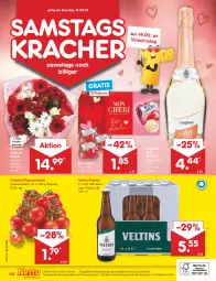 Gazetka promocyjna Netto Marken-Discount - Filial-Angebote - Gazetka - ważna od 12.02 do 12.02.2022 - strona 44 - produkty: angebot, angebote, asti, cin, cinzano, Cinzano Asti, cocktail, discount, Holz, kracher, marken-discount, Mon Chéri, pils, pilsener, pralinen, rispentomaten, Ti, tomate, tomaten, uhr, veltins, veltins pilsener, wein, ZTE