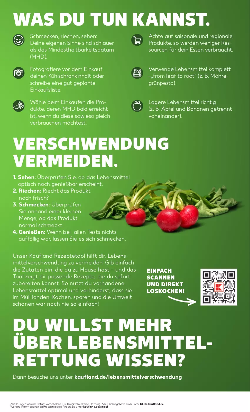 Aktueller Prospekt Kaufland - Prospekt - von 17.10 bis 23.10.2024 - strona 51 - produkty: angebot, angebote, auer, banane, bananen, erde, kühlschrank, lebensmittel, leine, pesto, Rauch, rezept, rezepte, rwe, Schrank, Ti, tisch